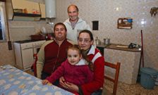 Jos� Mu�iz, en diciembre, tras conocer que el Fogasa estaba a punto de pagarle lo que le deb�a. 