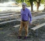 Jos� Luis Prada, ayer en la Carballeira da Empanada en A Bandeira.