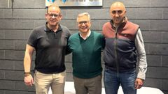 Rub�n Quintas, Luis Menor, y Jos� Manuel Gil.