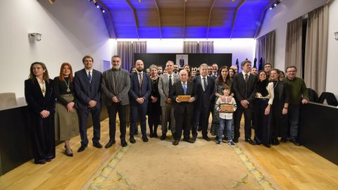 Entrega dos premios Cidade de Pontevedra a Fernando Pintos e Polo Correo do Vento