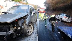 Accidente de tr�fico en la N-VI