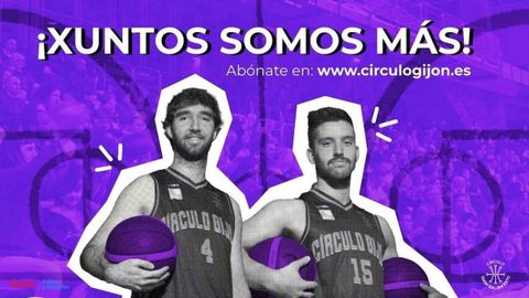 Campaa de abonados del Crculo Gijn Noega Baloncesto