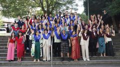 Alumnos de los grados de Ciencias y Tecnolox�a dos Alimentos, Enxe�ar�a Agraria y Ciencias Ambientais del Campus de Ourense celebran su graduaci�n.