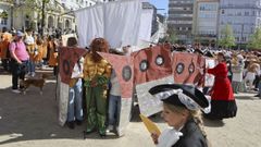 Gran reto ilustrado en la plaza de Armas.