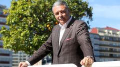 Antonio Budio, tras anunciar su candidatura como cabeza de lista de Vox por Pontevedra.
