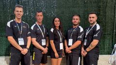 Integrantes del Club Naran� de Carballo de Taekwondo