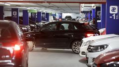 P�rking de Interparking en la Praza de Santo Domingo, en Lugo