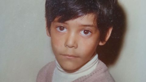 Allegue, con ocho a�os; su pasi�n por el campo est� vinculada directamente a sus abuelos, que ten�an una explotaci�n en Betanzos