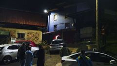 La vivienda donde se produjo el suceso en Aces, Candamo