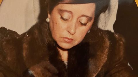 Carmen Cuervo Malvar, en una foto familiar.
