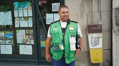 Santiago Coya, vendedor de la ONCE en Mar�n