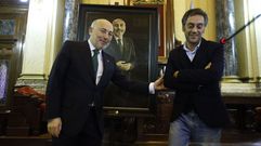 JAVIER LOSADA Y XULIO FERREIRO EN EL ACTO 