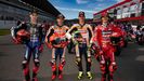 Marc Márquez y Joan Mir.Los pilotos de Honda Marc Márquez y Joan Mir