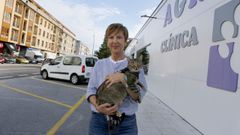 Eva Fern�ndez Pose, al frente de la veterinaria y establecimiento especializado Agropose con sedes en Boiro y Rianxo