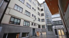 La vivienda usurpada en Lugo se ubica justo detr�s de la Praza de Abastos.