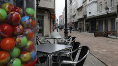 Terraza en una calle de O Carballi�o