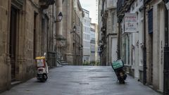 Calle Lamas Carvajal, en Ourense