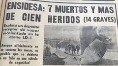 Cuando en Avil�s llovieron piezas de metal que pesaban toneladas