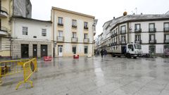 La Praza de Ferrol ya ha estrenado sus nuevas losetas
