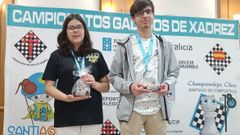 Jimena Abad (Xadrez Ourense) fue subcampeona gallega sub-14.