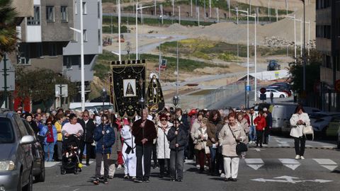 Viacrucis procesional de la parroquia de San Francisco Javier de A Coru�a