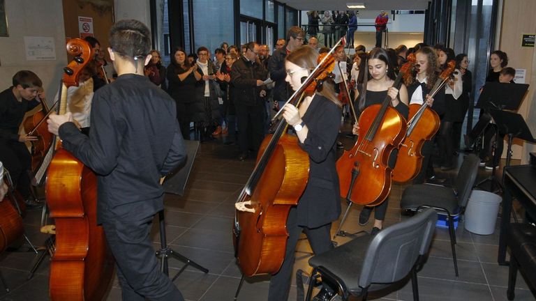 Imagen de archivo de una de las actividades del Conservatorio Profesional de Msica de Santiago