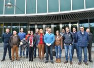 A presentaci�n do festival xuntou m�sicos das 4 bandas.