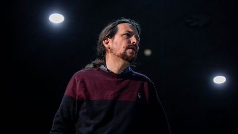 Pablo Iglesias, en un acto en Zamora el pasado 17 de mayo