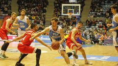 Las mejores im�genes del triunfo del Obradoiro ante el Manresa