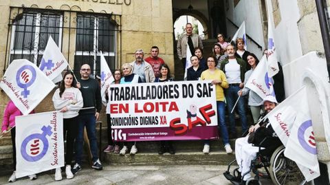 La de este mi�rcoles fue la tercera concentraci�n de las trabajadoras del SAF.