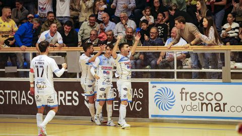 Imagen de archivo del partido entre el Noia Portus Apostoli y ElPozo Murcia.