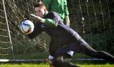 El portero c�ntabro Sergio Garc�a ha cumplido bajo los palos tras la lesi�n del herculino Ian Mackay. 