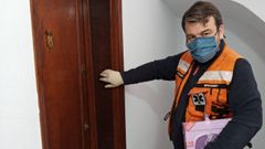 David Rodr�guez es uno de los voluntarios de A Ponte.