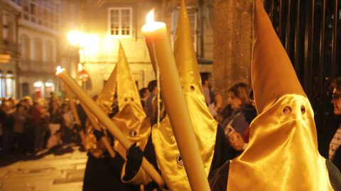 Salida de la iglesia de Santa Mara del Camino de la procesin de la Humildad