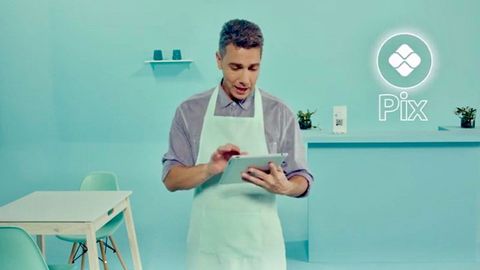 Imagen de un video promocional de Pix difundido por el Banco Central do Brasil.