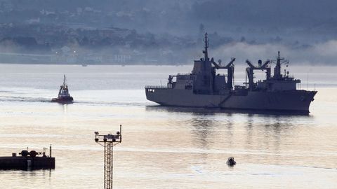 Imagen de archivo del Pati�o saliendo de la r�a de Ferrol.