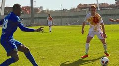 DANI SANDOVAL CON LA SELECCI�N ESPA�OLA SUB - 19