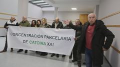Imaxe dunha protesta pola tardanza do proceso de concentraci�n parcelaria de Catoira o ano pasado.