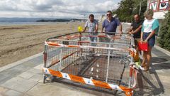 Jose Lis Villanueva lamenta que Par�s de Noia no haya podido act�ar en la playa