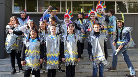 Fiestas de carnavales en los colegios de Barbanza