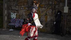 Domingo de carnaval. Entroidos tradicionales. Bonitas de Sande (Cartelle).