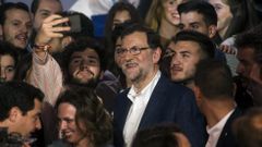 Rajoy da por iniciada la campa�a electoral