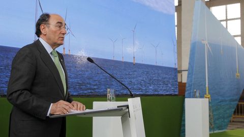 El presidente de Iberdrola, Ignacio Snchez Galn, en una foto de archivo en Navantia Fene