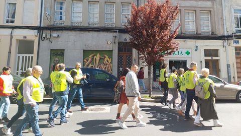 La manifestación recorrió la ciudad desde A Milagrosa hasta el centro