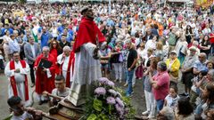 Todos los 31 de agosto se renen miles de fieles en la parroquia de Bealo.