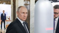 El presidente ruso, Vladimir Putin, este jueves en Mosc�