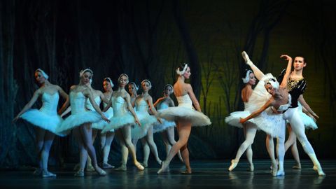 El lago de los cisnes del Royal Russian Ballet.