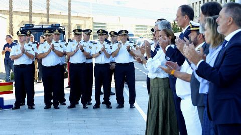 Presencia de efectivos por la fiesta policial