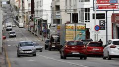 Avenida de Arcadio Pardi�as, en Burela
