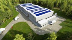 Recreaci�n de la planta de compostaje que figura en el proyecto b�sico remitido por Prezero al Concello de Pontevedra